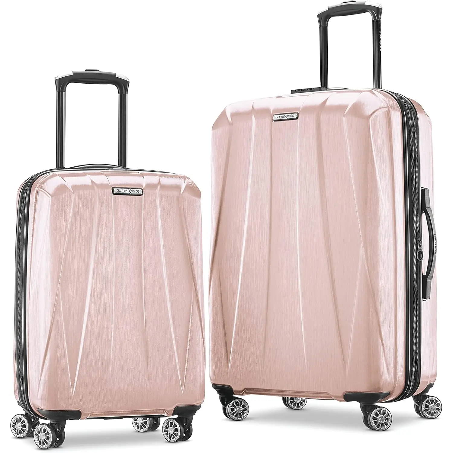 Samsonite Centric 2 Hardside Expandable Luggage with Spinner Wheels, Blossom Pink, 2-Piece Set (2024) - 1